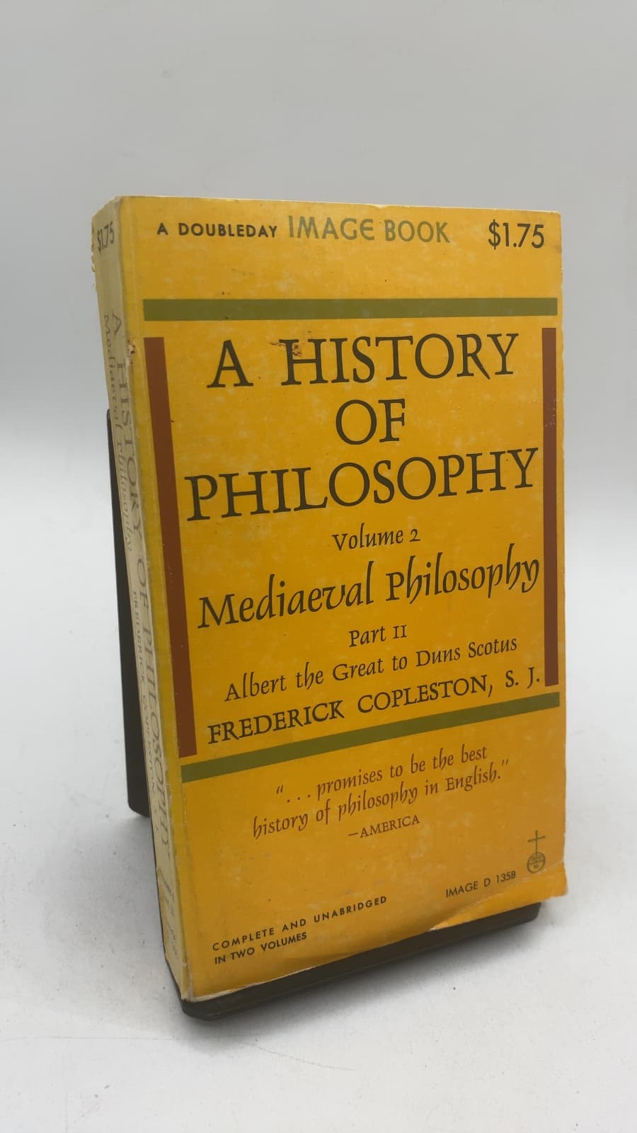 A History of Philosophy Volume 2 Mediaeval Philosophy Part II