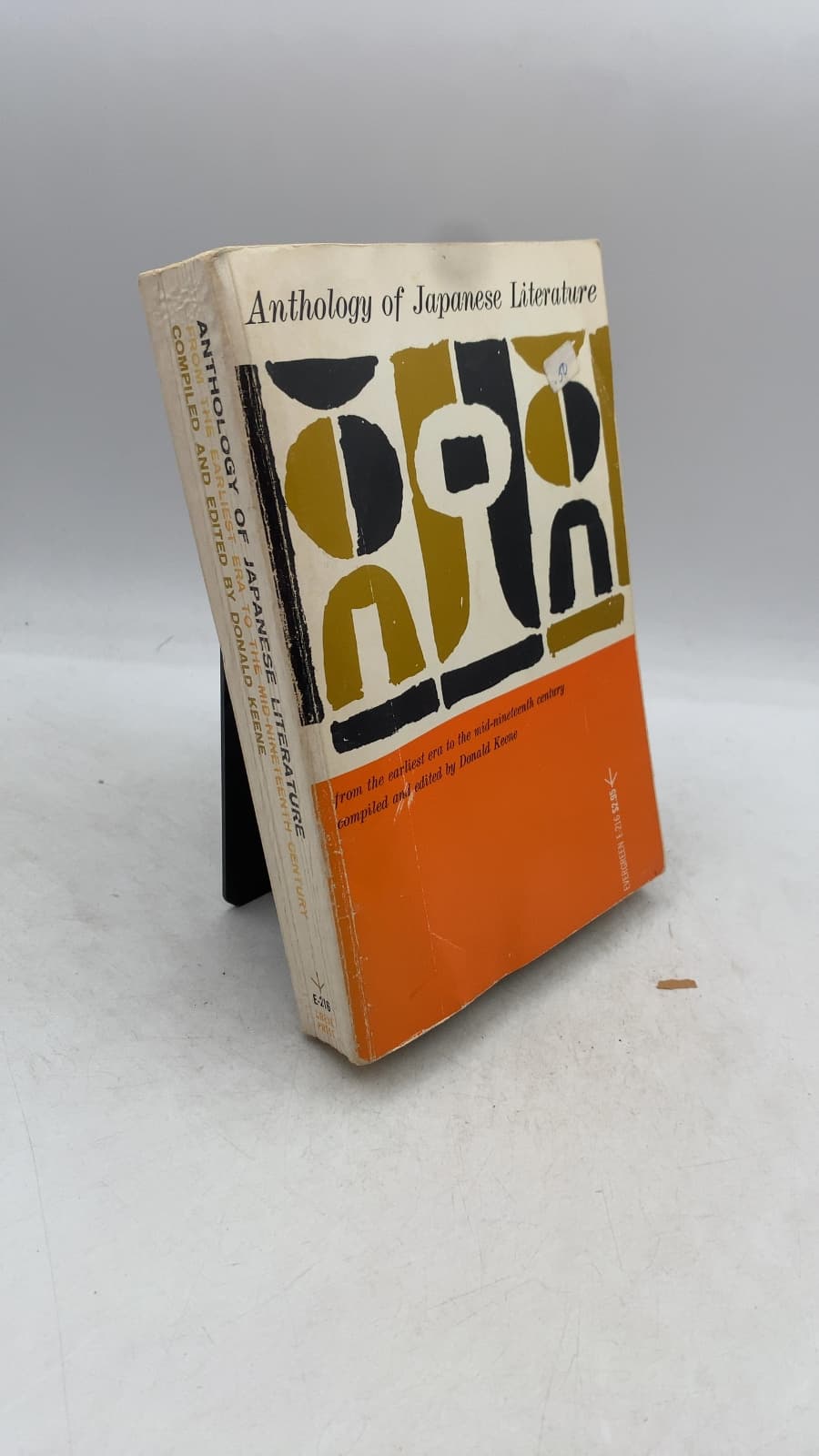 Anthology of Japanese Literature from the earliest era to the mid-nineteenth century by Donald Keene - front cover