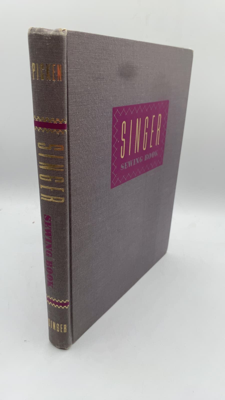 Singer Sewing Book by Mary Brooks Picken - front cover