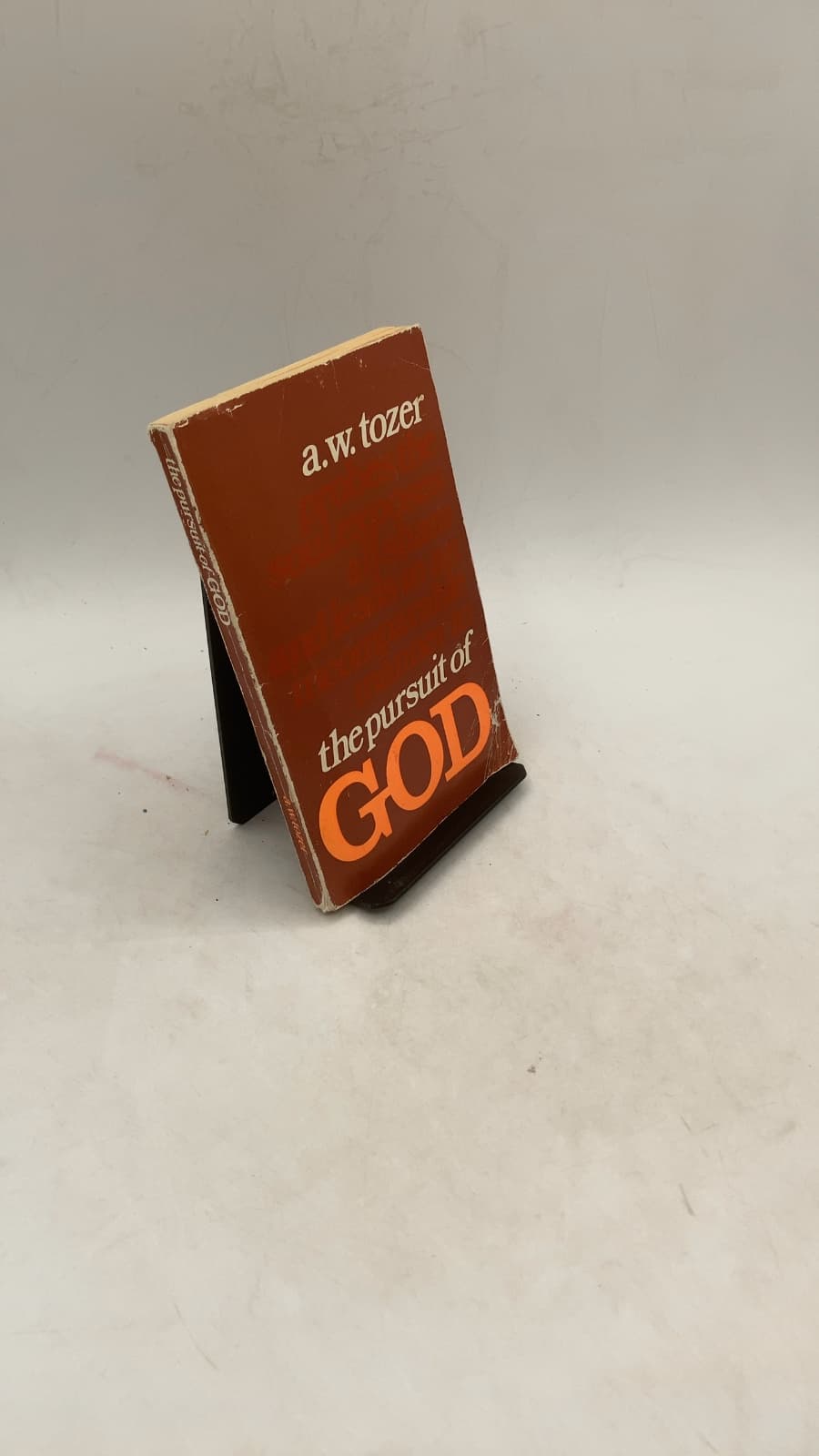 The Pursuit of God by A. W. Tozer - front cover