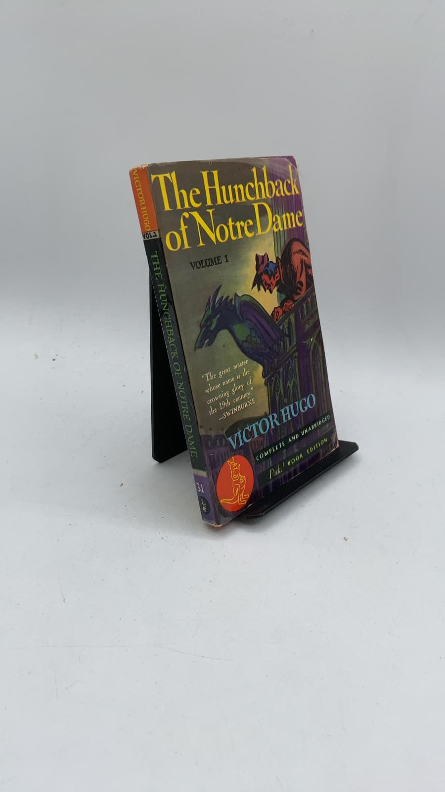 The Hunchback of Notre Dame or, Notre Dame de Paris Volume I by Victor Hugo - front cover