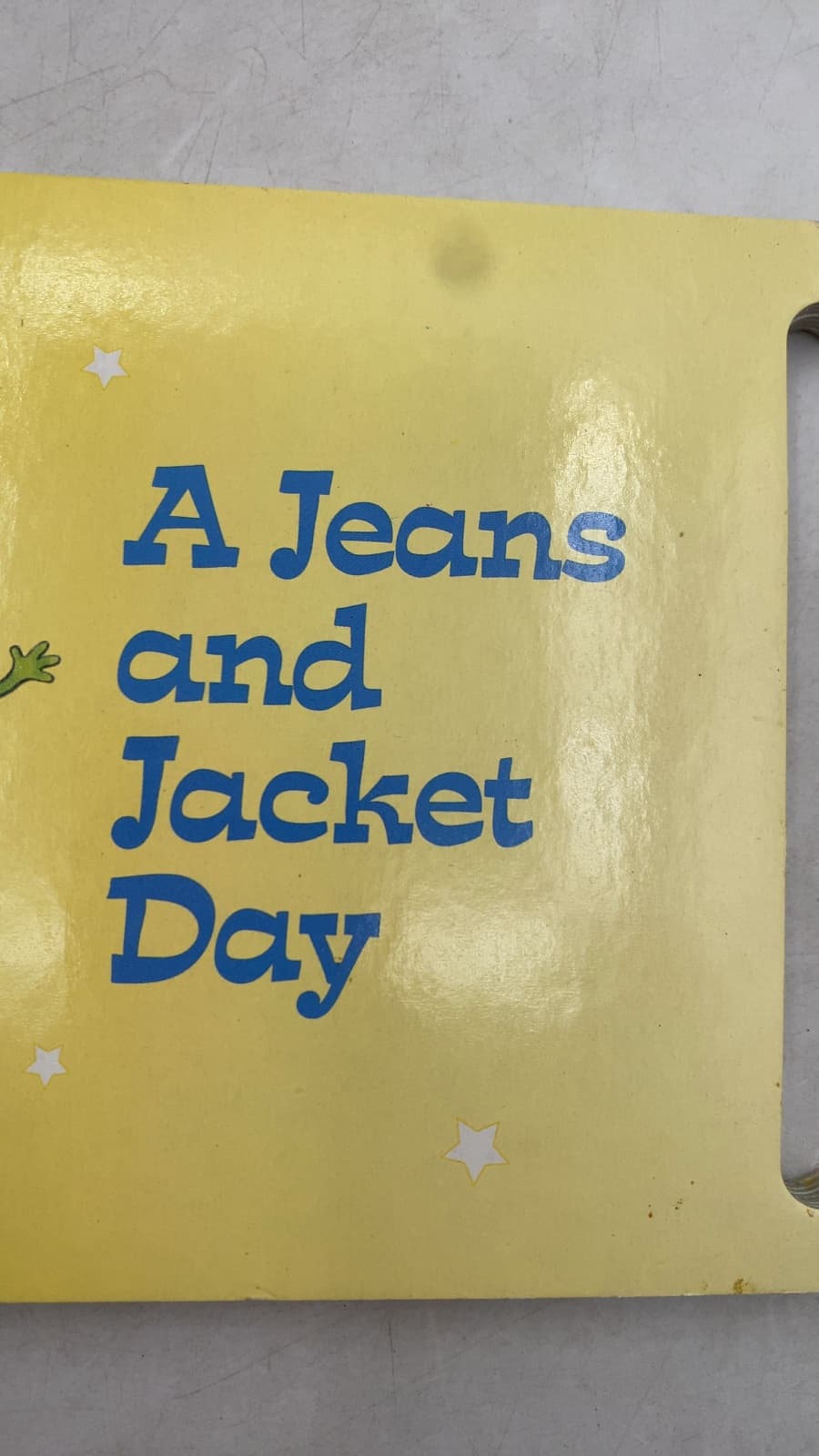 A Jeans and Jacket Day by Susan Hood - title page