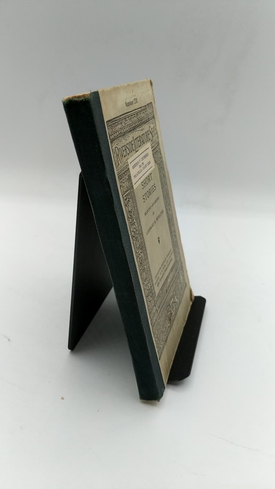 Short Stories (The Riverside Literature Series, Number 238) by Leonard B. Moulton - front cover
