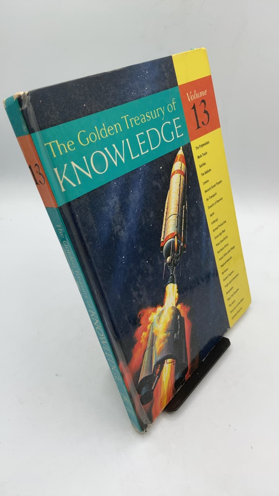 The Golden Treasury of Knowledge Volume 13 by Margaret Bevans - front cover
