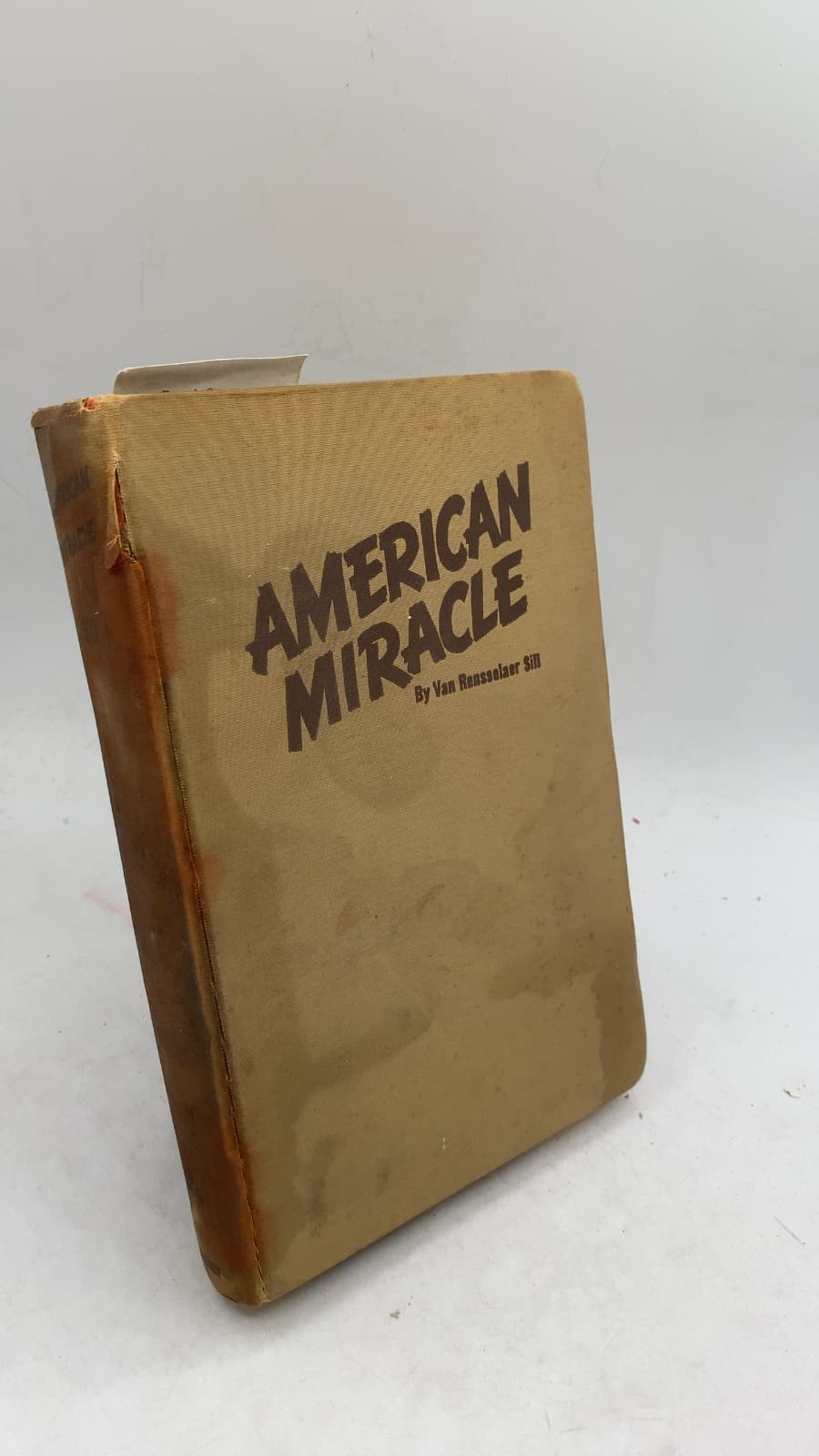 American Miracle: The Story of War Construction Around the World by VAN Rensselaer Sill - front cover
