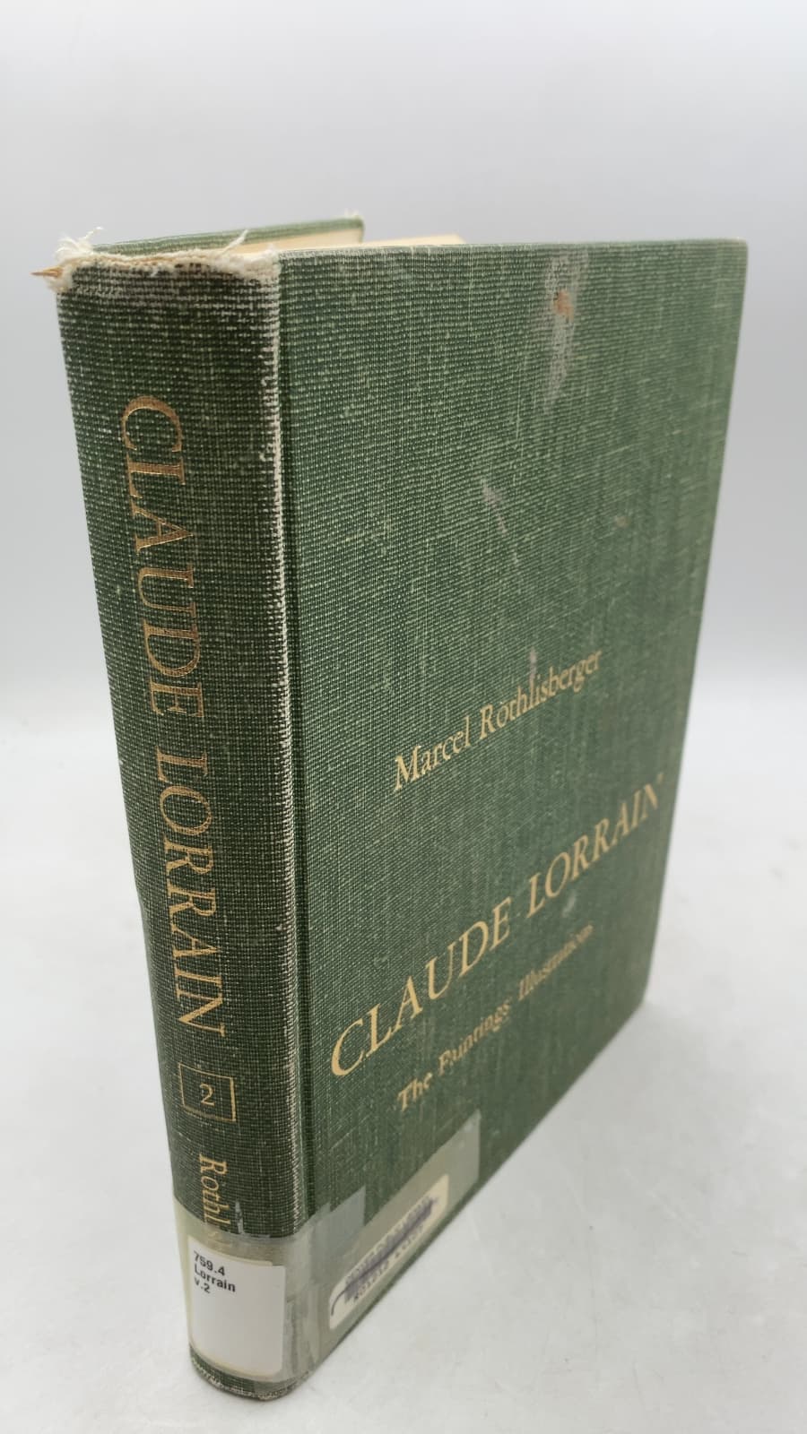 Claude Lorrain: The Paintings Volume 2: Illustrations by Marcel Röthlisberger - front cover