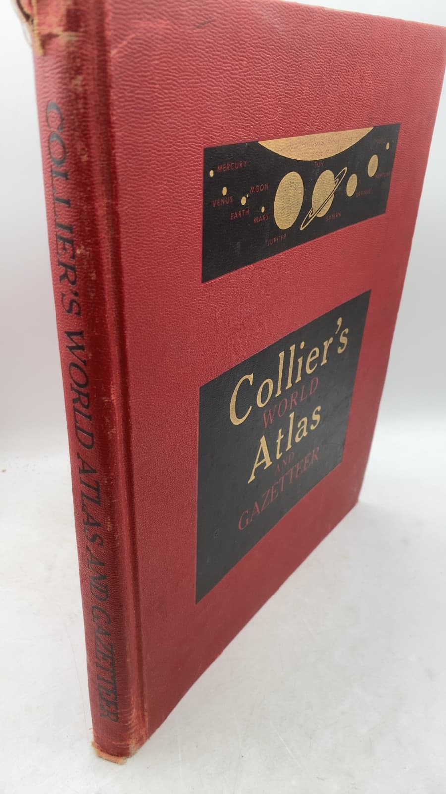 Collier's World Atlas and Gazetteer - front cover
