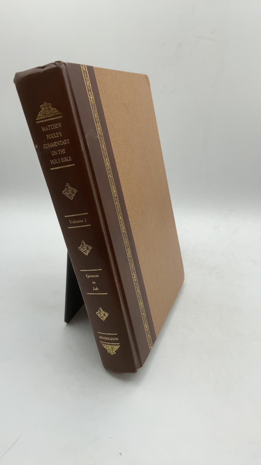 A Commentary on the Holy Bible, Volume I: Genesis-Job by Matthew Poole - front cover