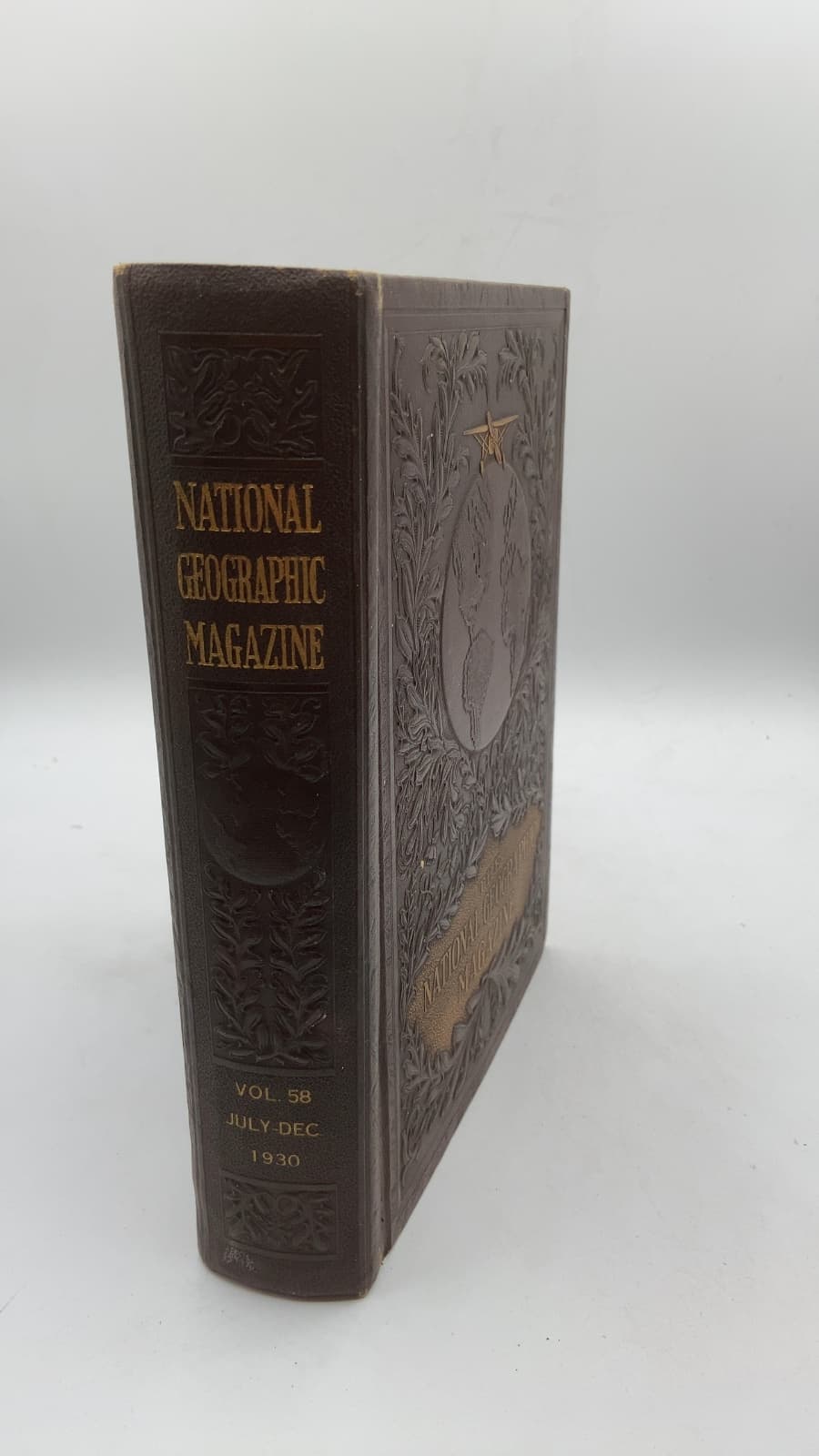 The National Geographic Magazine Index, July-December, 1930, Volume LVIII by Gilbert Grosvenor (Editor) - front cover