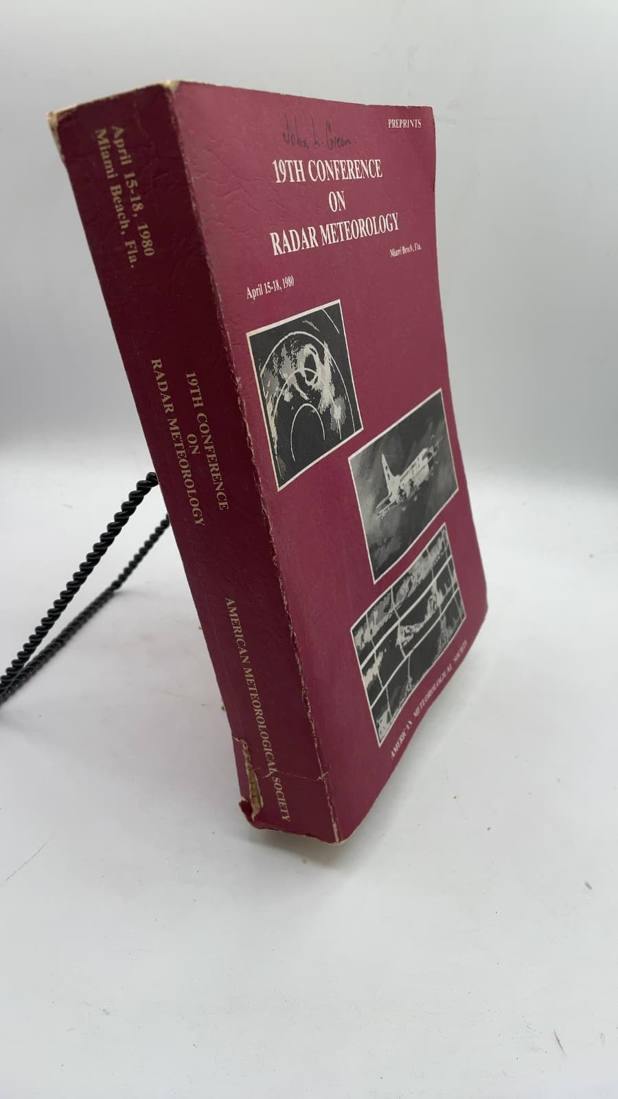 19th Conference on Radar Meteorology by American Meteorological Society - front cover