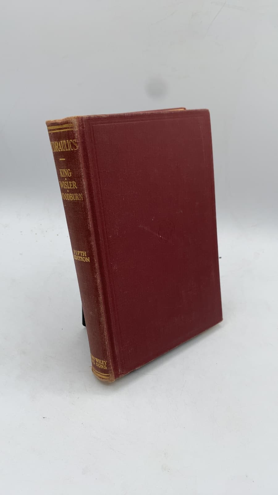 Hydraulics by Horace W. King, Chester O. Wisler, James G. Woodburn - front cover