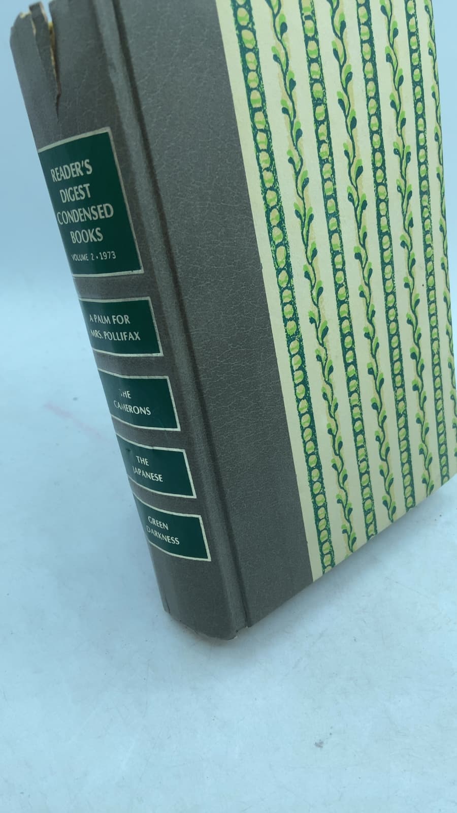 Reader's Digest Condensed Books Volume 2, 1973 by Dorothy Gilman Butters; Robert Crichton; Jack Seward; Anya Seton Chase - front cover