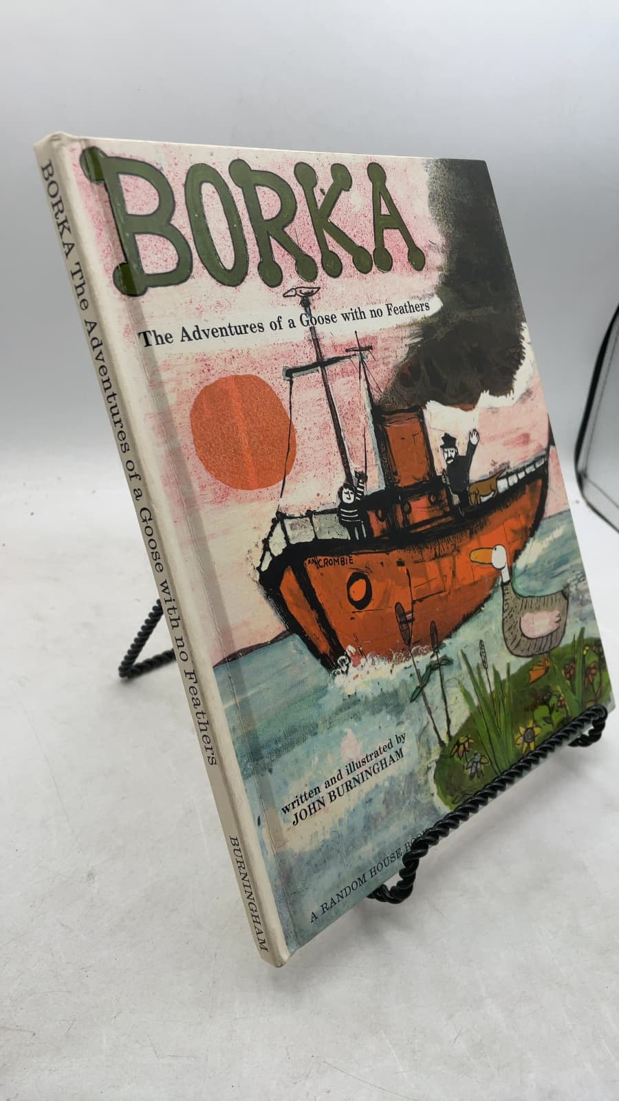 BORKA The Adventures of a Goose with no Feathers by John Burningham - front cover