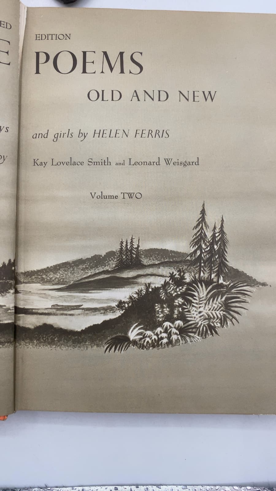 Poems Old and New by Helen Ferris - title page