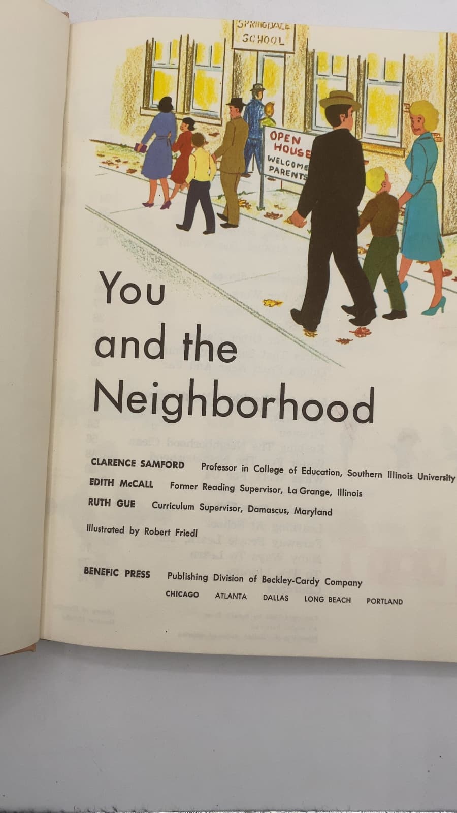 You and the Neighborhood by Clarence Samford, Edith McCall, Ruth Gue - title page