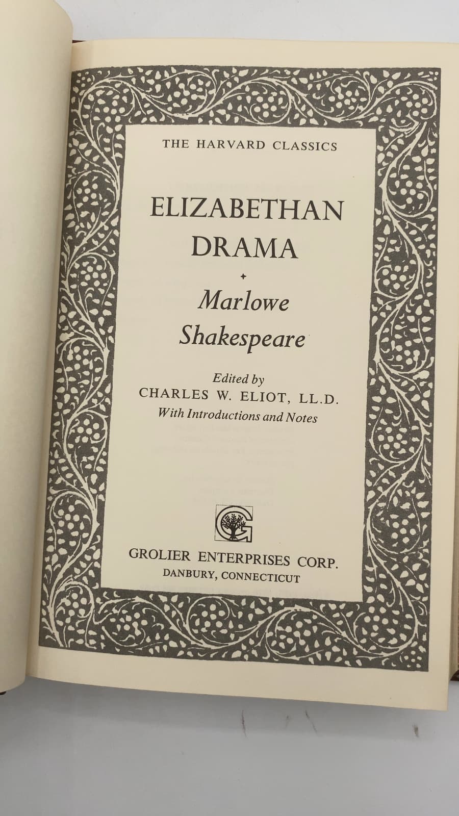 Elizabethan Drama: Marlowe, Shakespeare by Christopher Marlowe, William Shakespeare - title page