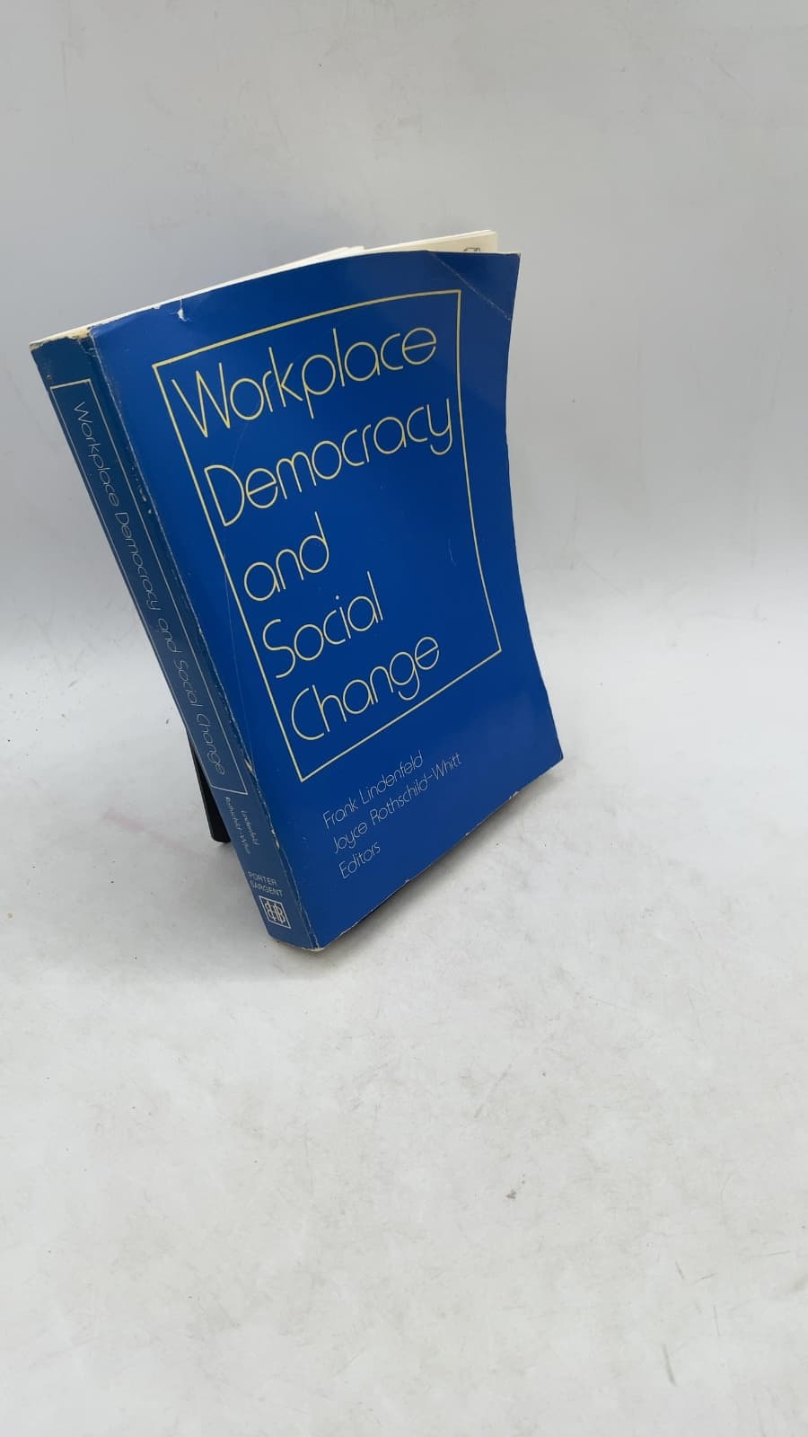 Workplace Democracy and Social Change by Frank Lindenfeld and Joyce Rothschild-Whitt - front cover