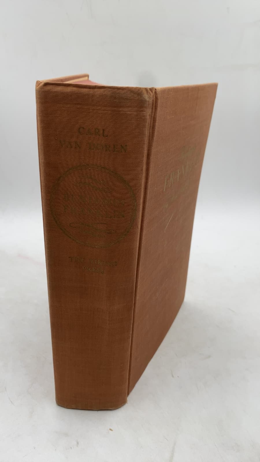 Benjamin Franklin by Carl Van Doren - front cover