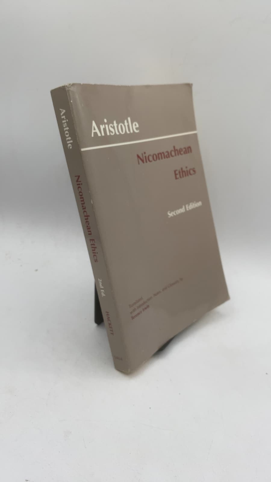 Nicomachean Ethics by Aristotle - front cover