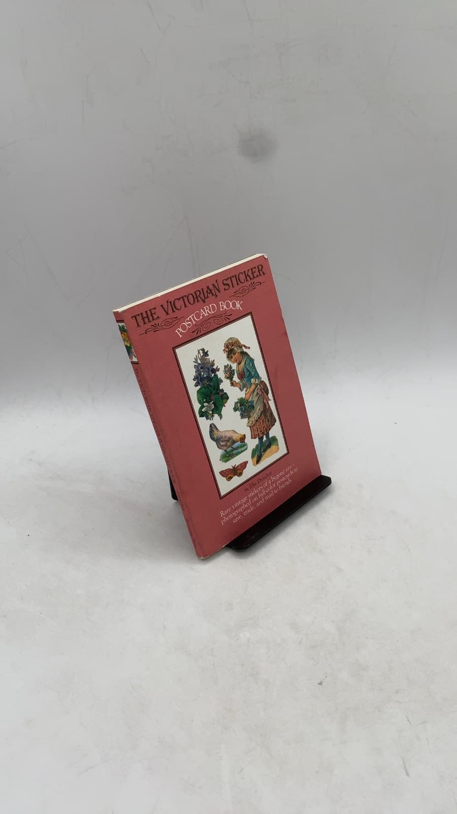 The Victorian Sticker Postcard Book by Elke Dröscher - front cover