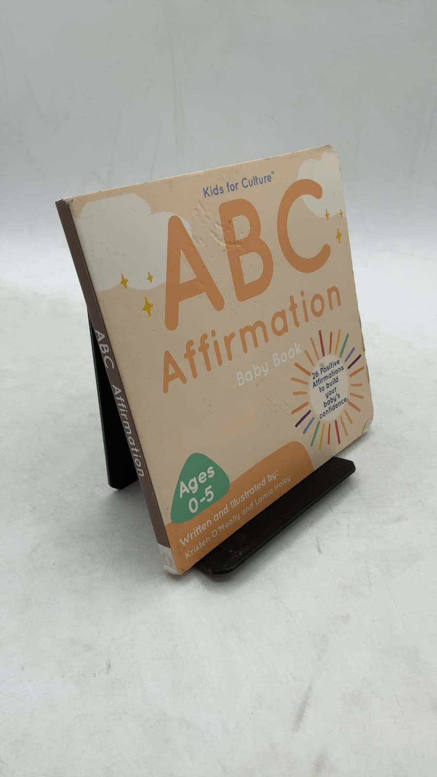 ABC Affirmation Baby Book by Kristen O'Meally and Lamia Haley - front cover