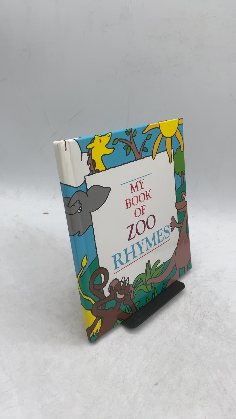 My Book of Zoo Rhymes by Bill Graham - front cover