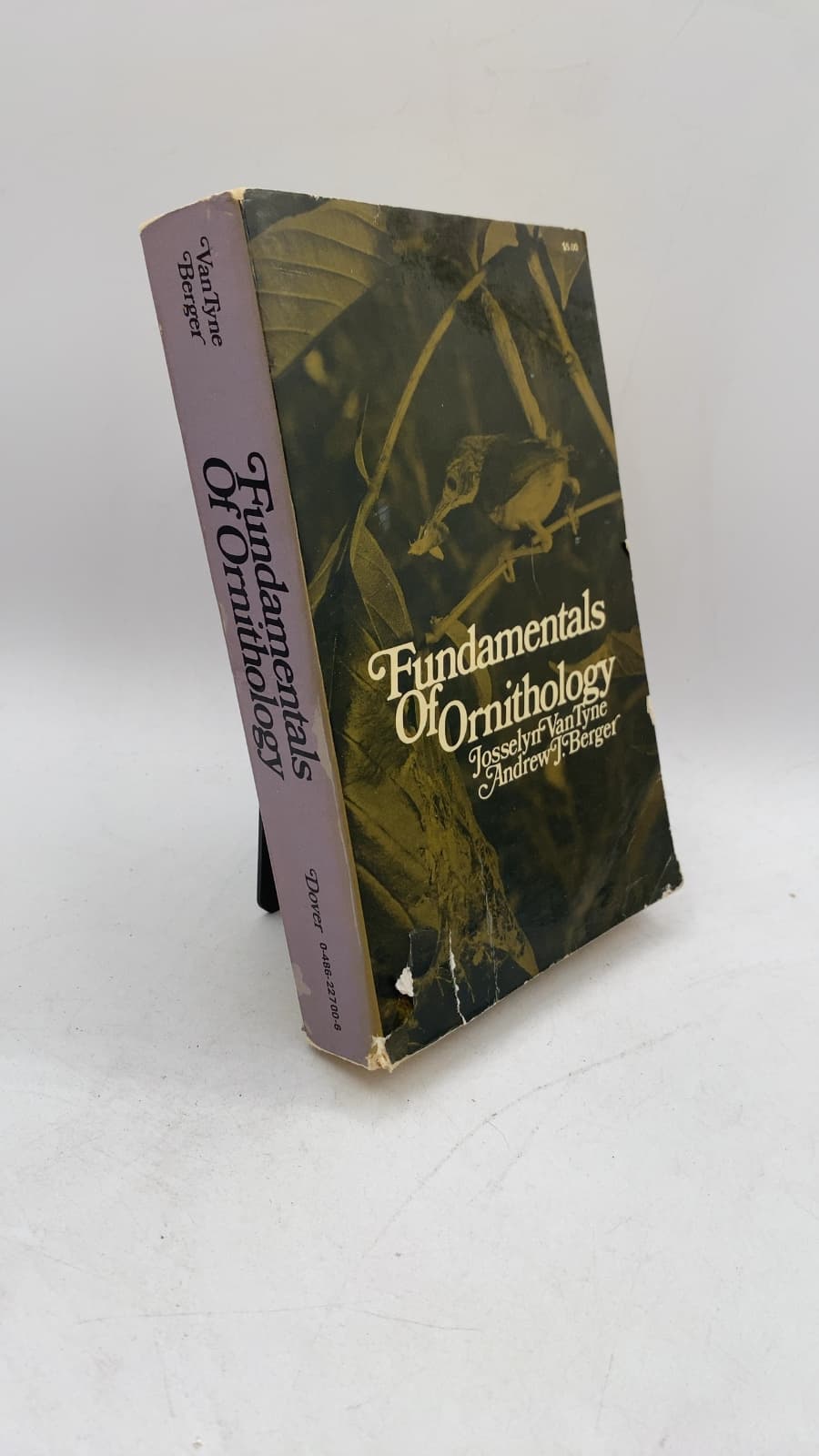 Fundamentals of Ornithology by Josselyn Van Tyne and Andrew J. Berger - front cover