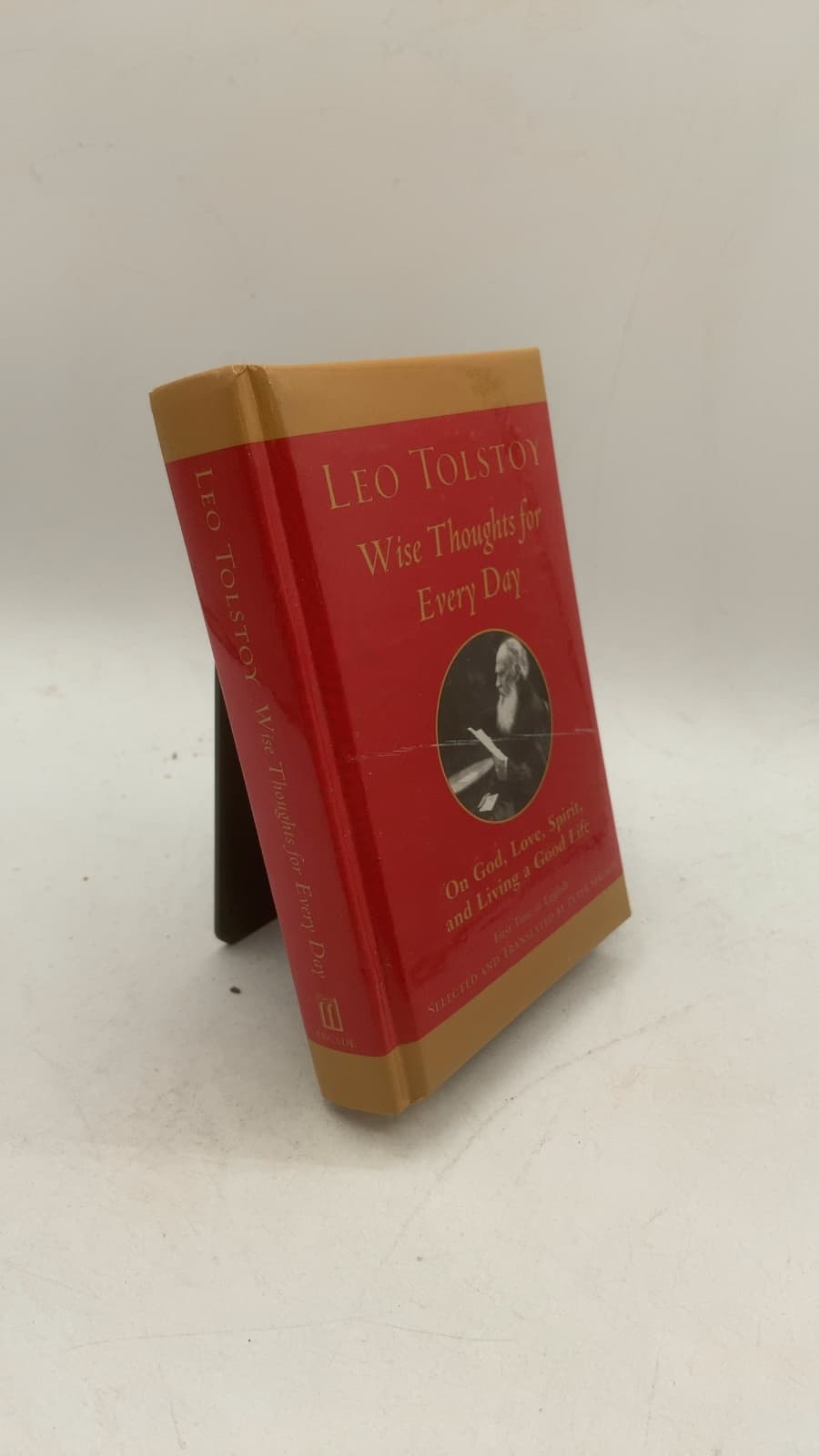 Wise Thoughts for Every Day: On God, Love, Spirit, and Living a Good Life by Leo Tolstoy - front cover