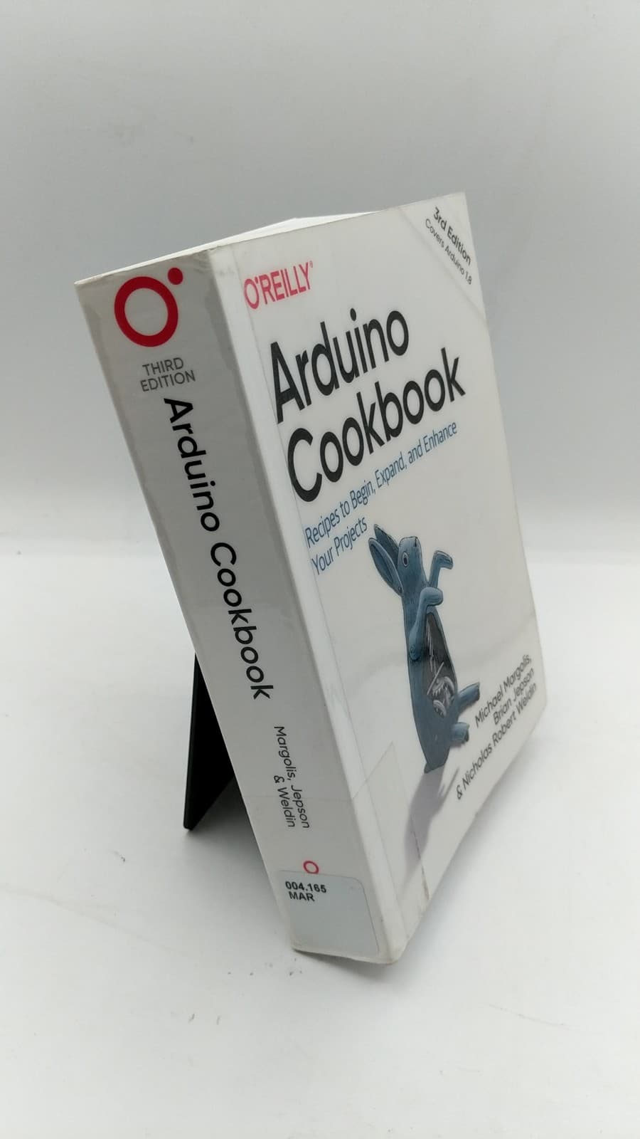 Arduino Cookbook: Recipes to Begin, Expand, and Enhance Your Projects by Michael Margolis, Brian Jepson, and Nicholas Robert Weldin - front cover
