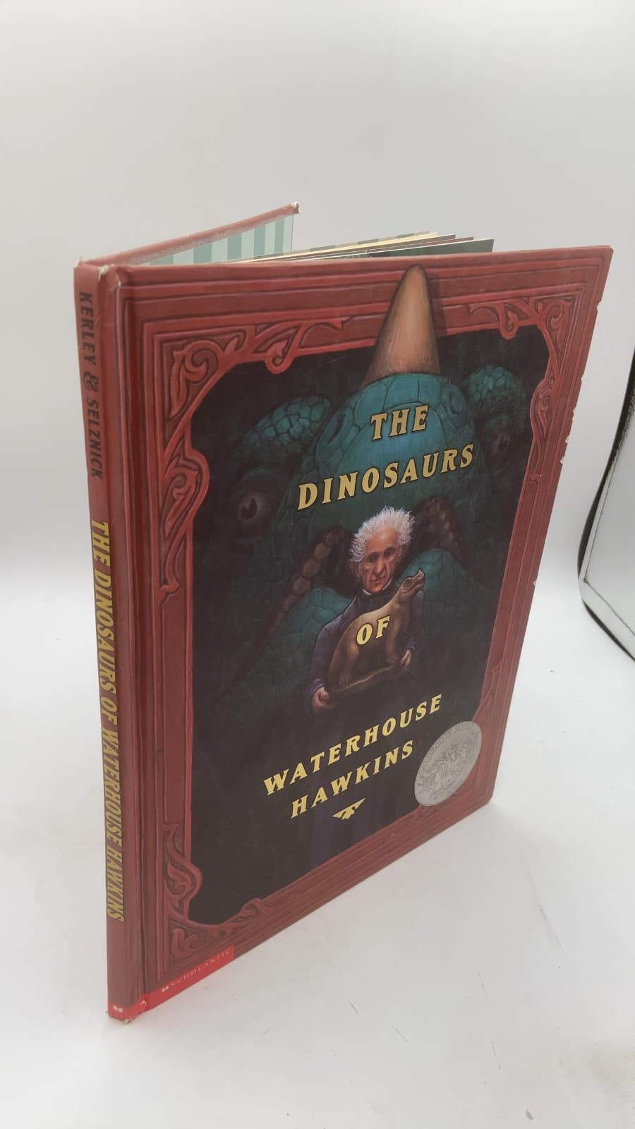 The Dinosaurs of Waterhouse Hawkins by Barbara Kerley - front cover