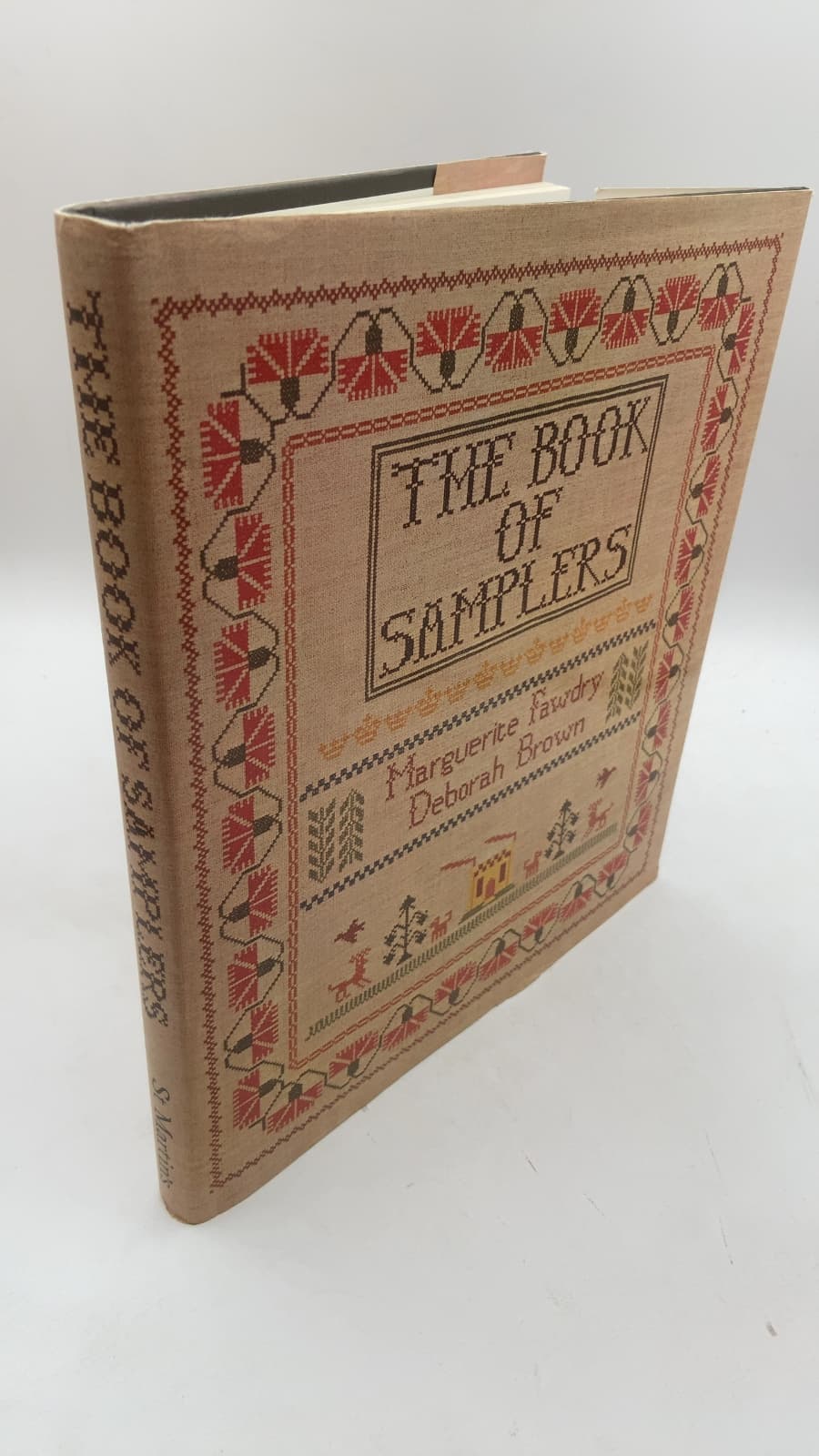 The Book of Samplers by Marguerite Fawdry, Deborah Brown - front cover