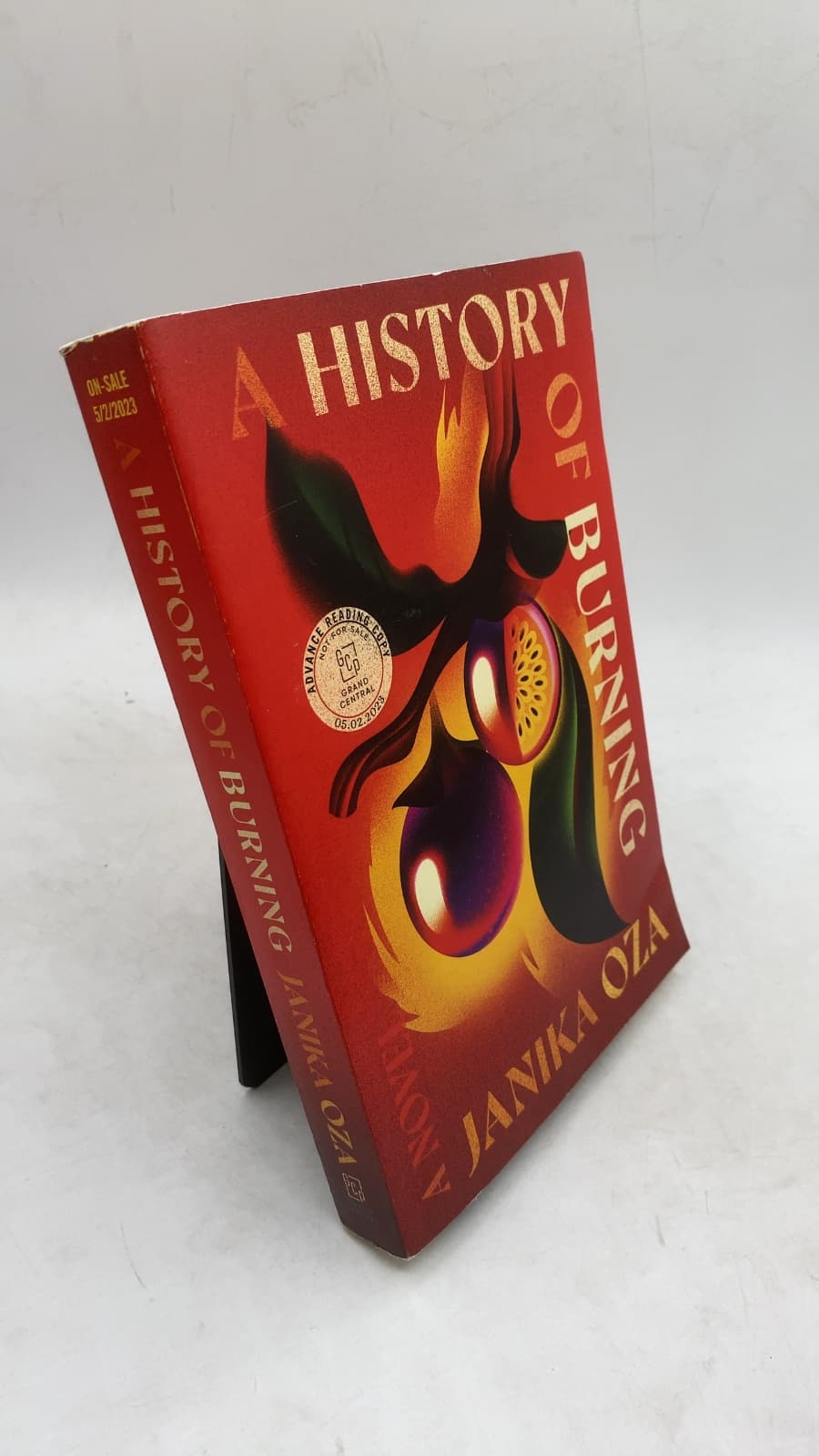 A History of Burning by Janika Oza - front cover