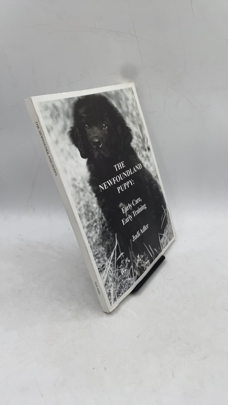 THE NEWFOUNDLAND PUPPY: Early Care, Early Training by Judi Adler - front cover
