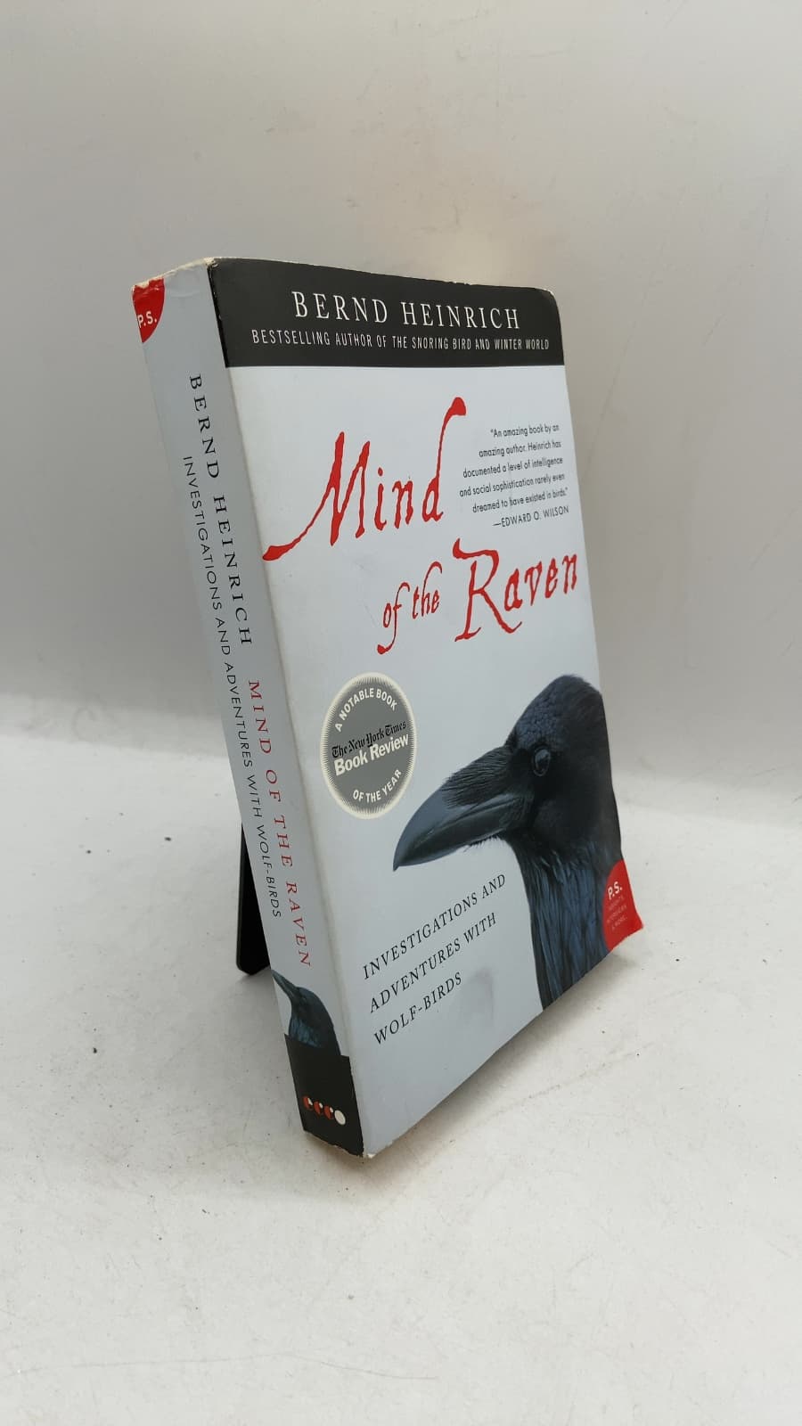 Mind of the Raven: Investigations and Adventures with Wolf-Birds by Bernd Heinrich - front cover