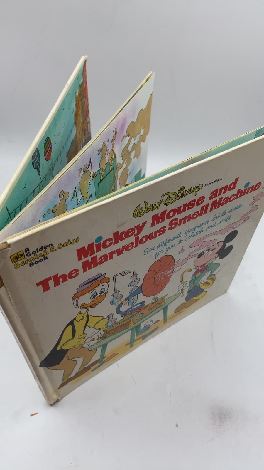 Mickey Mouse and The Marvelous Smell Machine by Walt Disney Productions - front cover