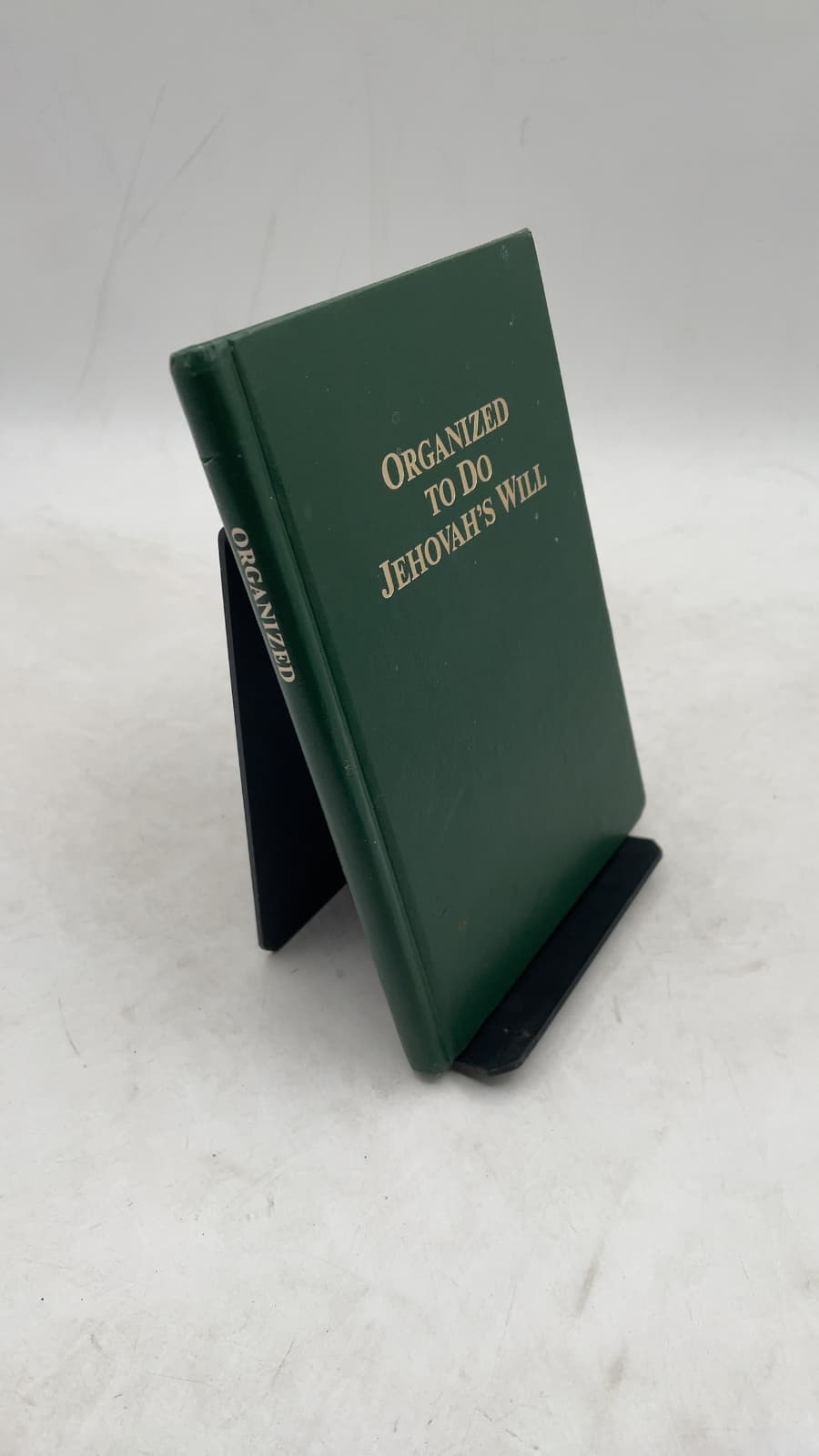 Organized to Do Jehovah's Will - front cover