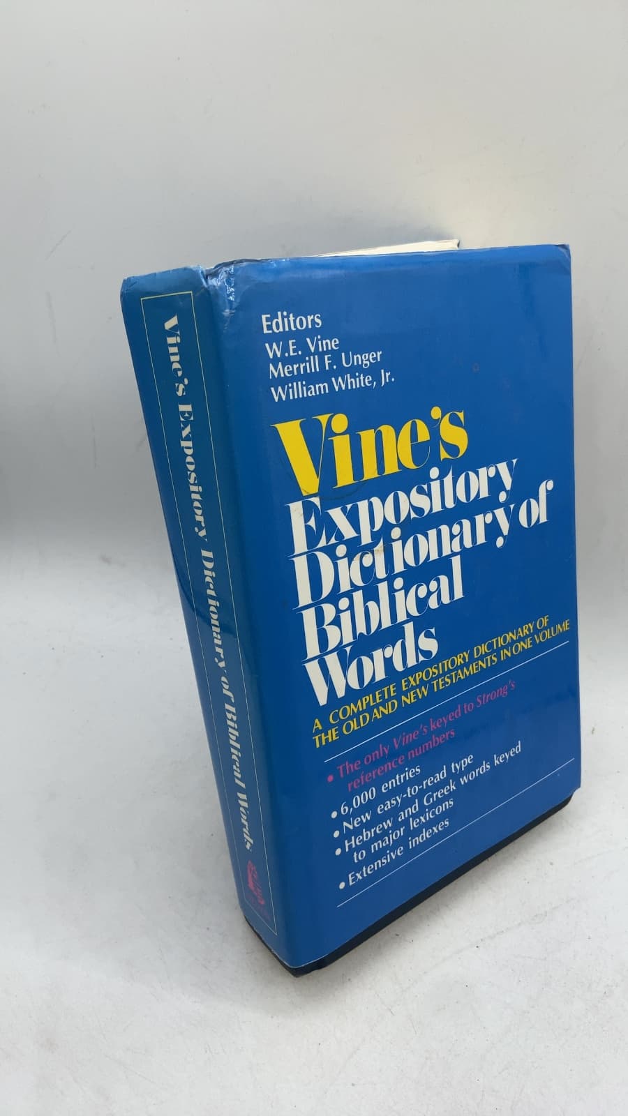 Vine's Expository Dictionary of Biblical Words by W.E. Vine, M.A. - front cover
