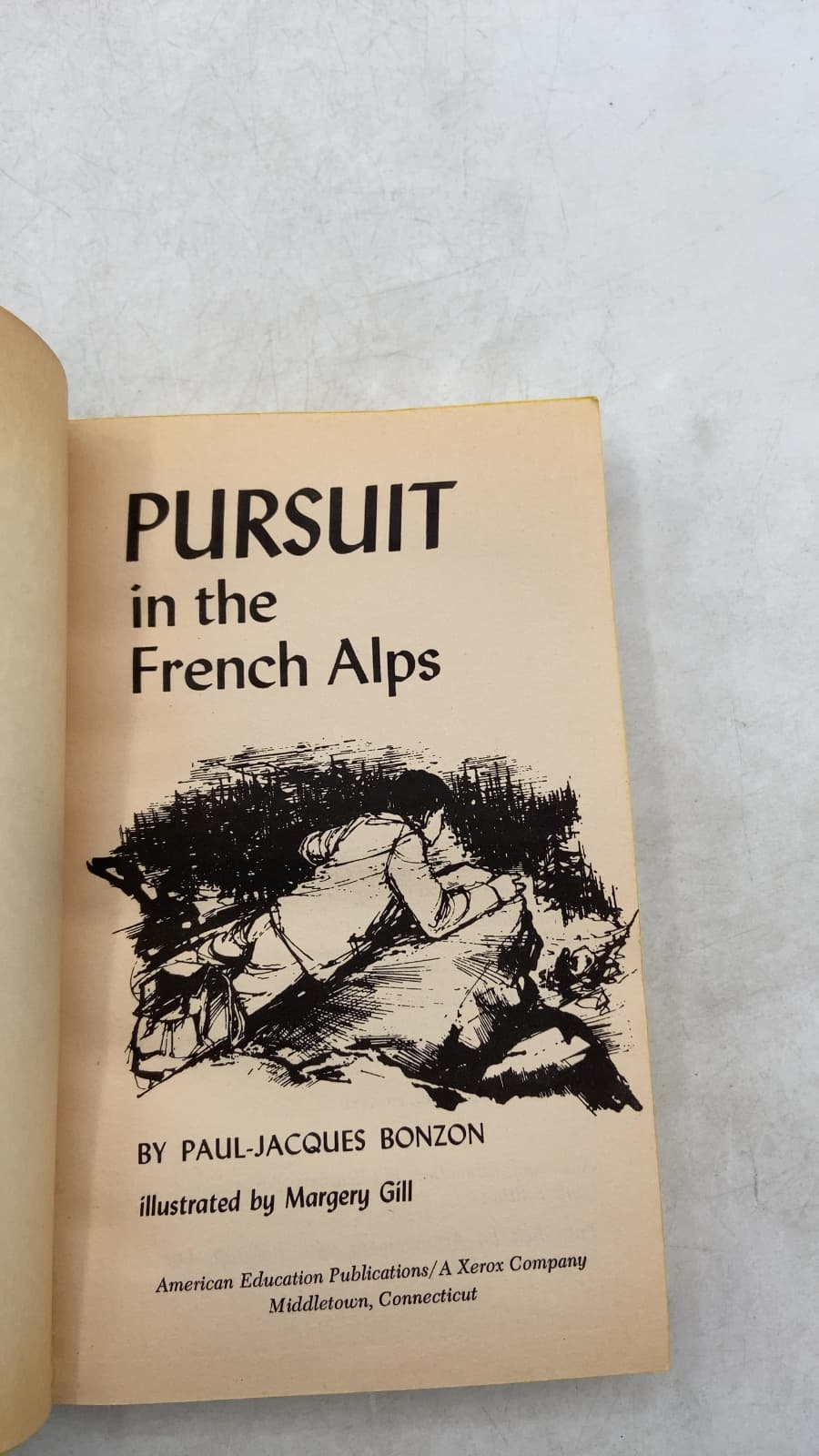Pursuit in the French Alps by Paul-Jacques Bonzon - title page