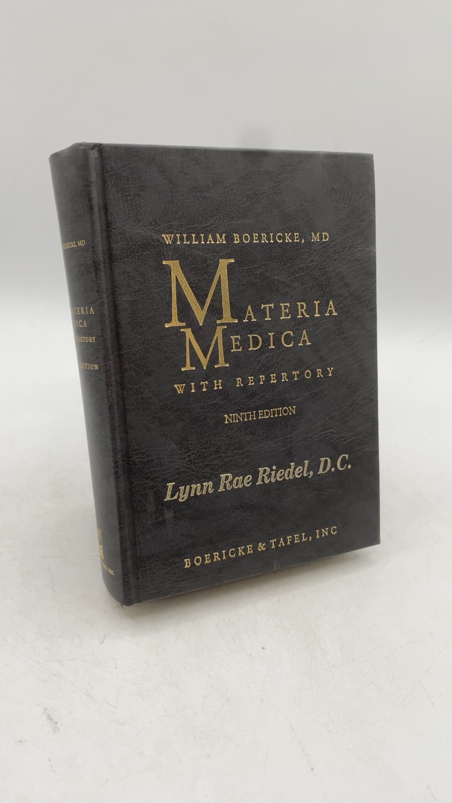 Pocket Manual of Homœopathic Materia Medica by William Boericke, MD - front cover