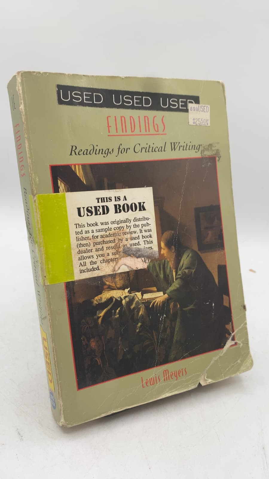 Findings: Readings for Critical Writing by Lewis Meyers - front cover
