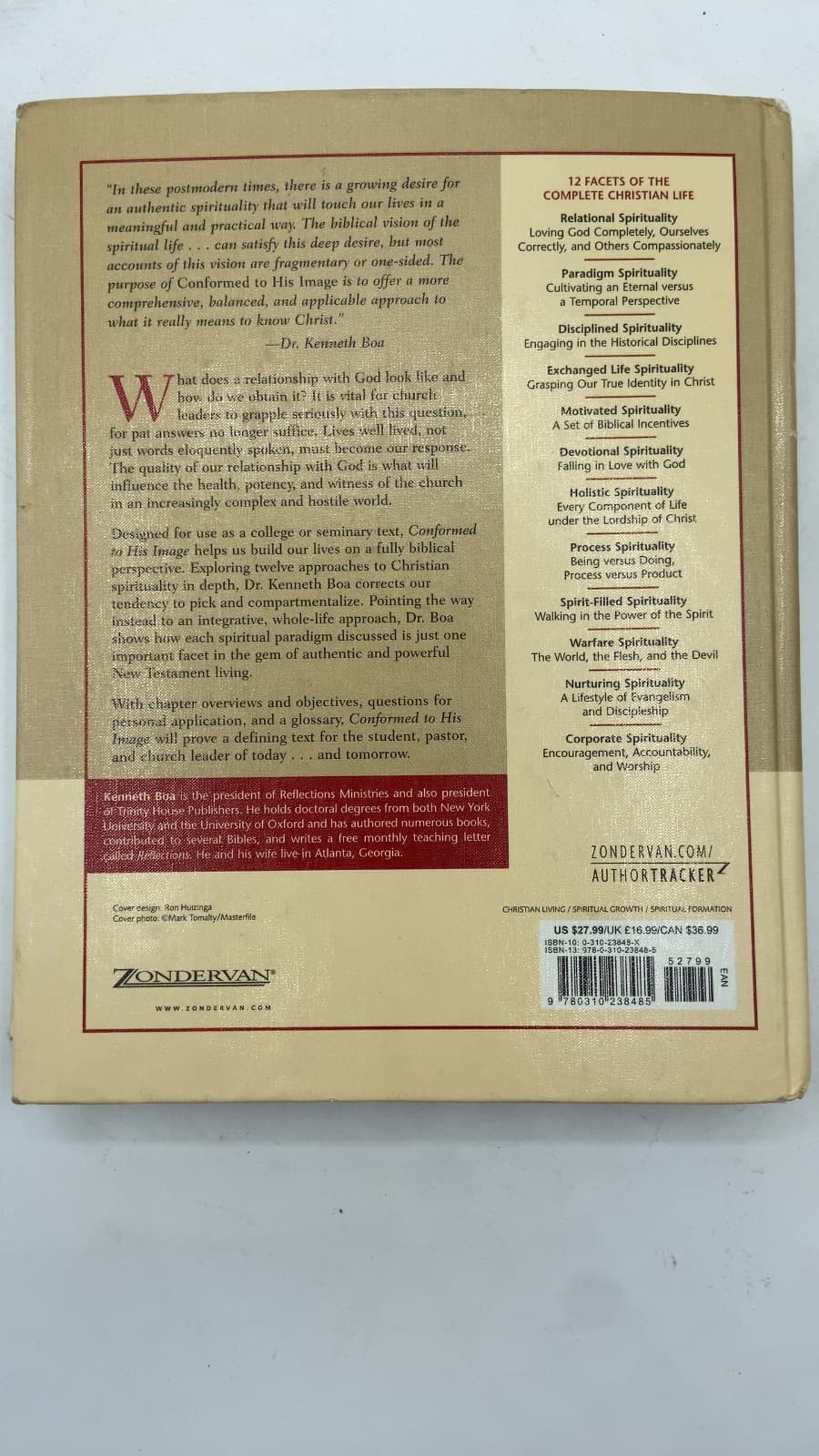 Conformed to His Image: Biblical and Practical Approaches to Spiritual Formation by Kenneth Boa - additional view