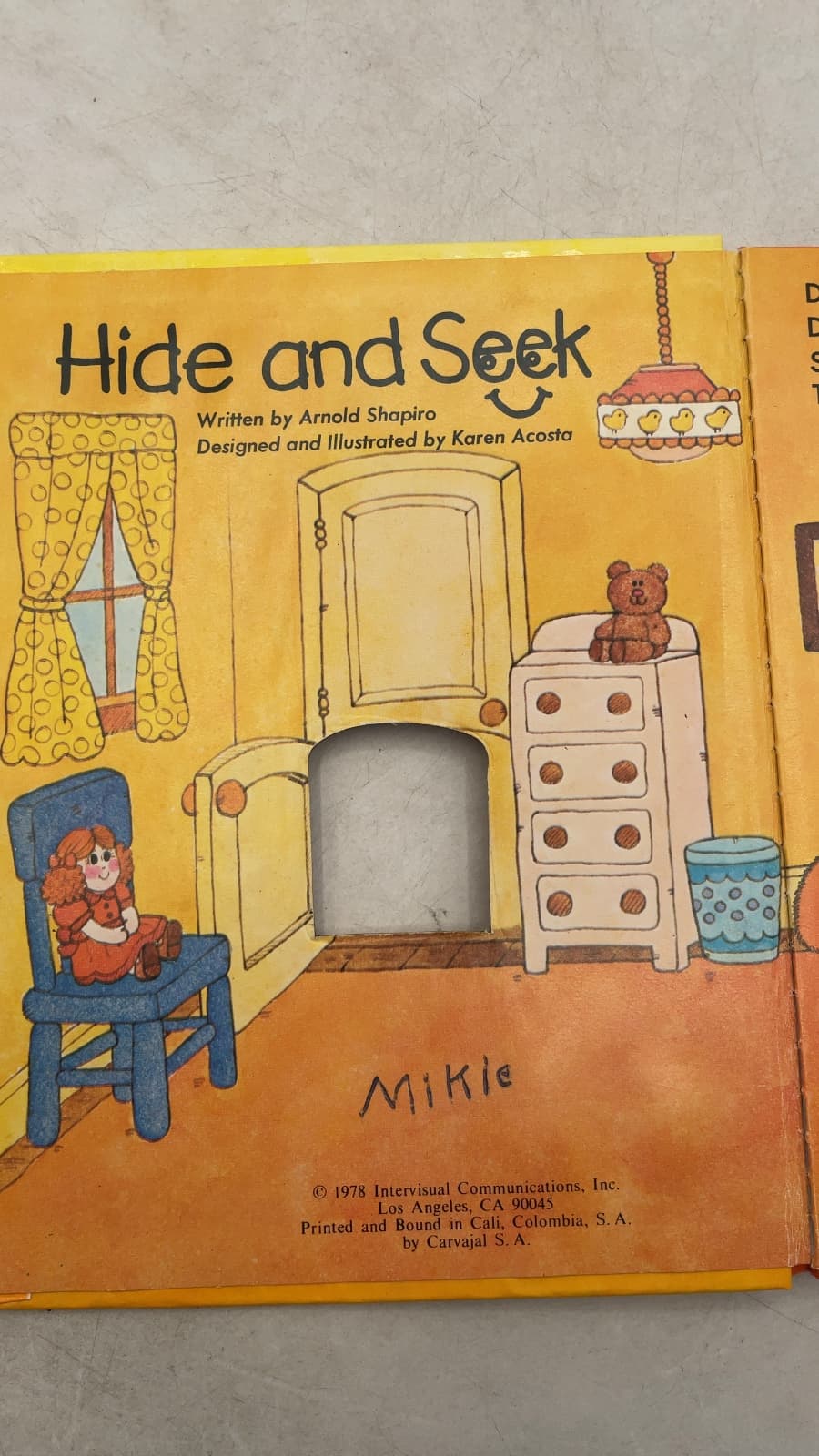 Hide and Seek by Arnold Shapiro - title page