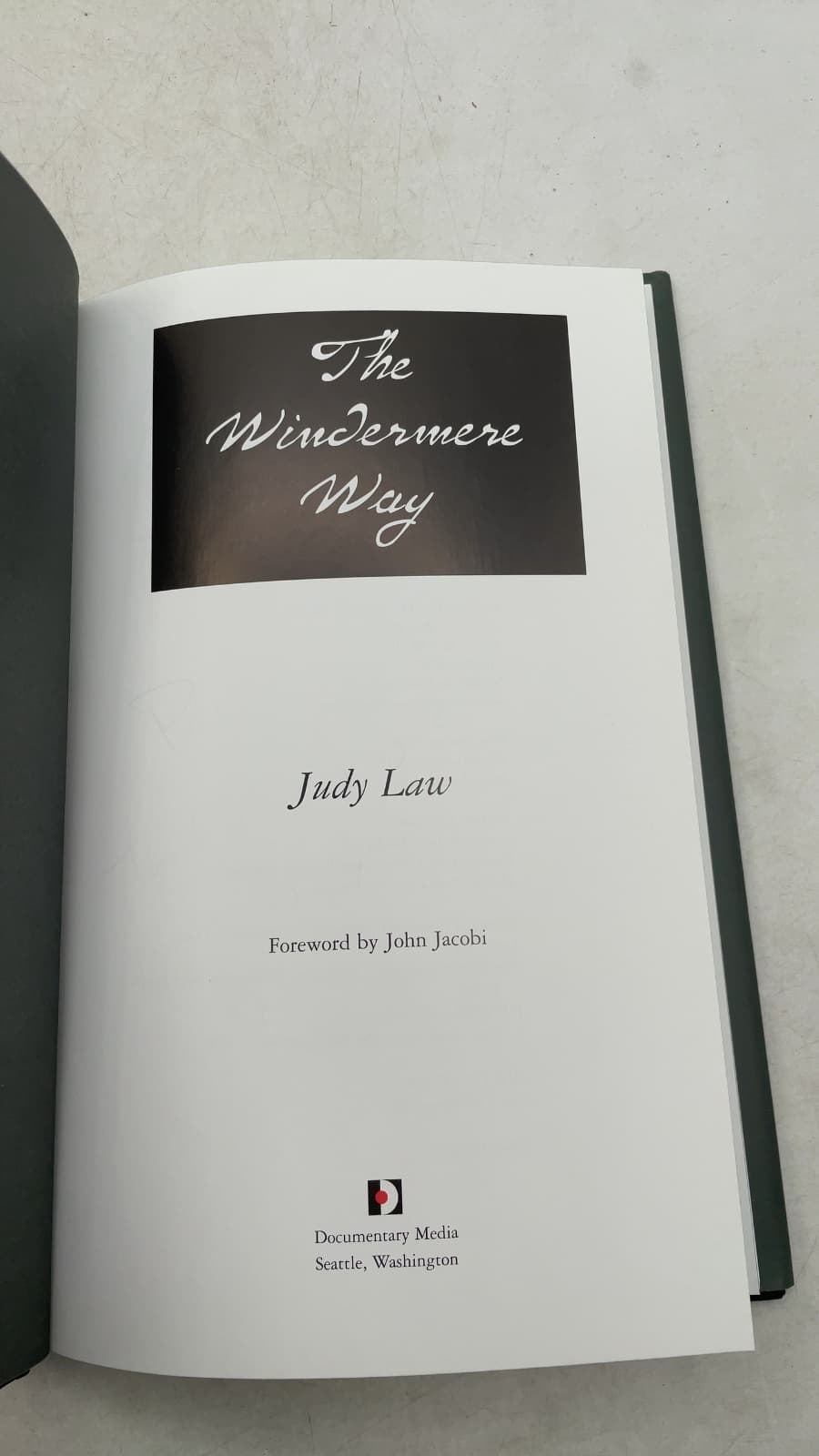 The Windermere Way by Judy Law - title page