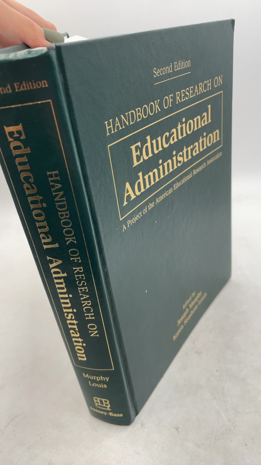 Handbook of Research on Educational Administration: A Project of the American Educational Research Association, Second Edition by Joseph Murphy, Karen Seashore Louis - front cover