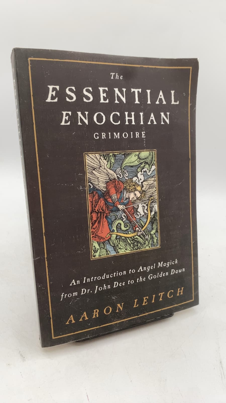 The Essential Enochian Grimoire: An Introduction to Angel Magick from Dr. John Dee to the Golden Dawn by Aaron Leitch - front cover