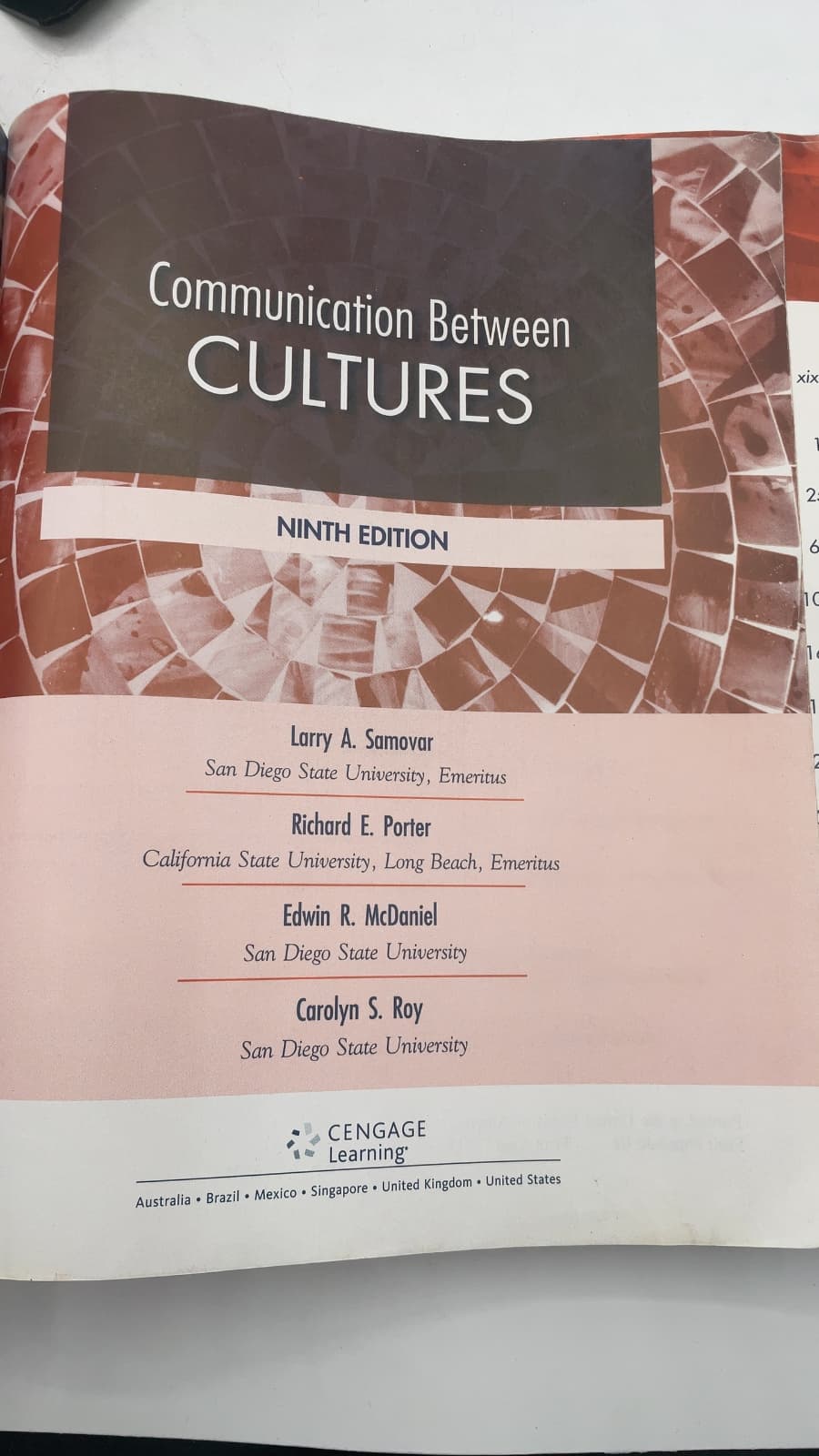 Communication Between Cultures by Larry A. Samovar, Richard E. Porter, Edwin R. McDaniel, Carolyn S. Roy - title page