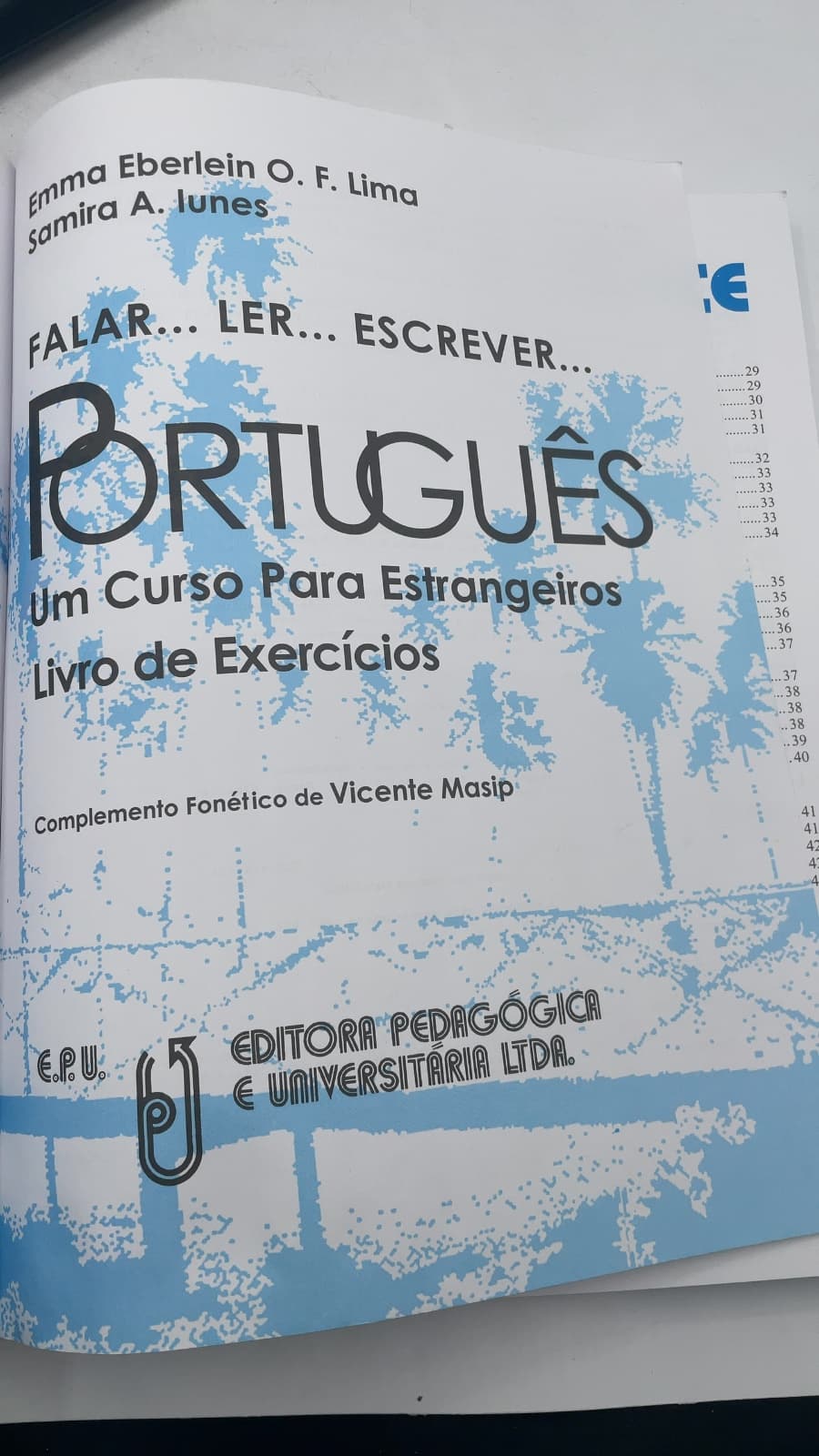Falar... Ler... Escrever... Português: Um Curso Para Estrangeiros - Livro de Exercícios by Emma Eberlein O. F. Lima, Samira A. Iunes - title page