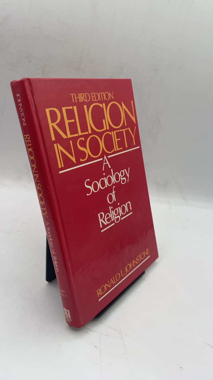 Religion in Society: A Sociology of Religion by Ronald L. Johnstone - front cover