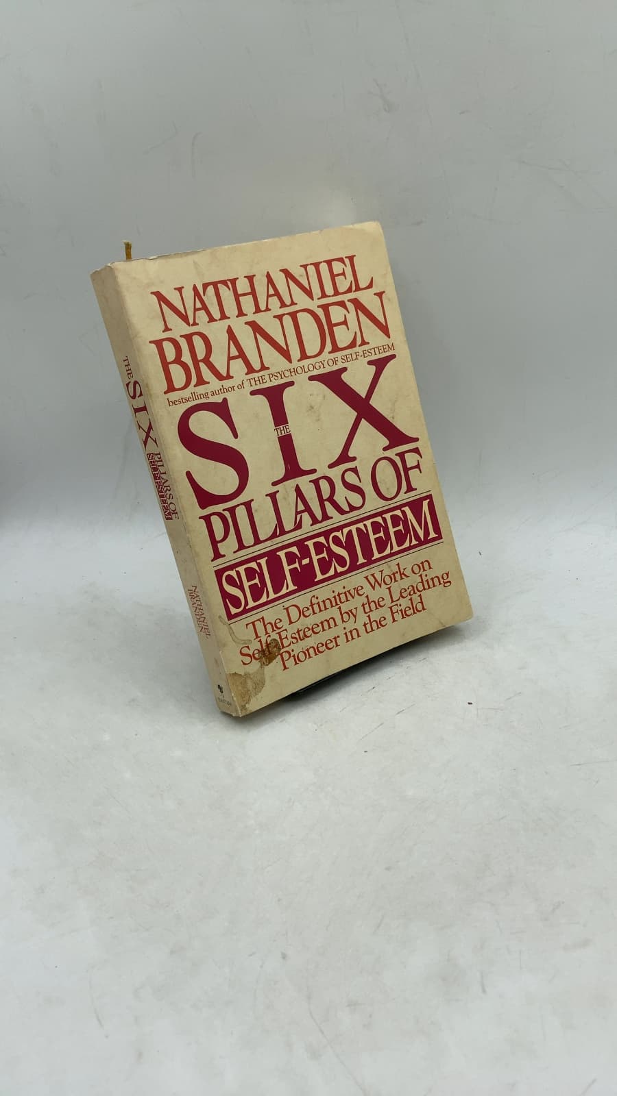 The Six Pillars of Self-Esteem by Nathaniel Branden - front cover