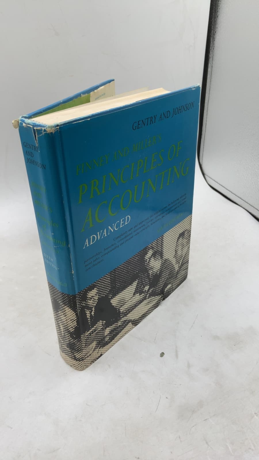Finney and Miller's Principles of Accounting Advanced by James A. Gentry, Jr. and Glenn L. Johnson - front cover